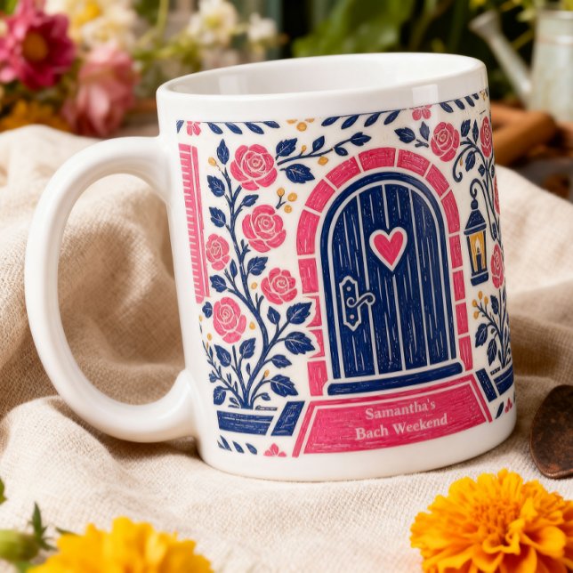 Caneca De Café Grande Fim de Semana de Despedida de Solteira em Casa de  (Criador carregado)