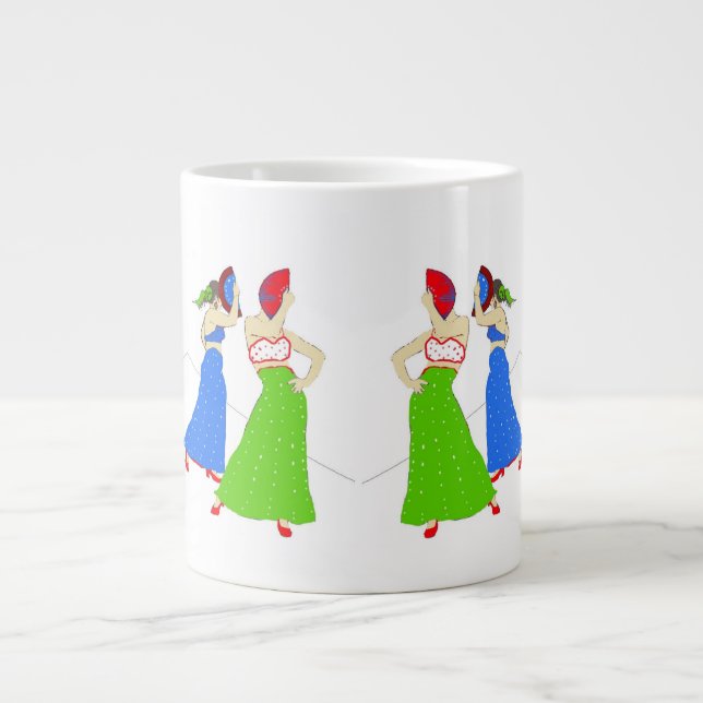Caneca De Café Grande Flamenco (Frente)