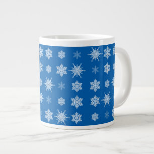 Caneca De Café Grande Flocos de neve