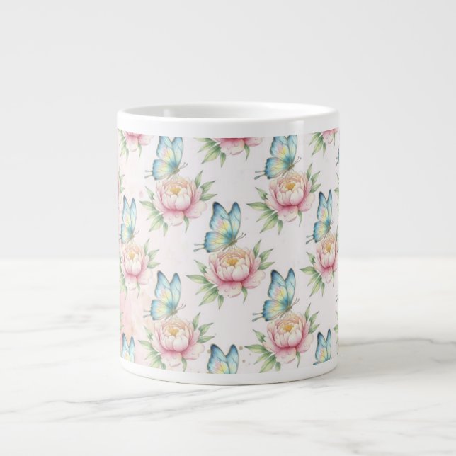 Caneca De Café Grande Flor (Frente)