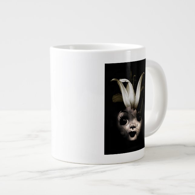 Caneca De Café Grande Flor 2013 da boneca (Frente Esquerda)