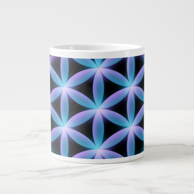 Caneca De Café Grande Flor da Vida (Frente)