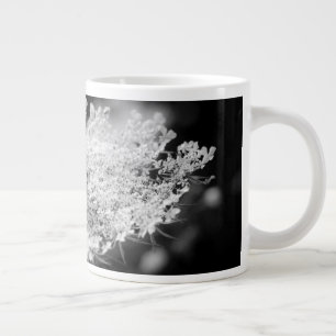 Caneca De Café Grande Flor de rendas da Rainha Anne