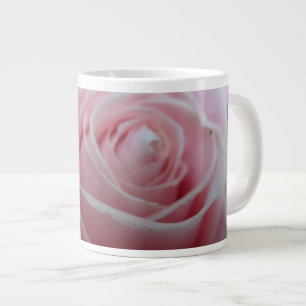 Caneca De Café Grande Flor de Rosa Fofa