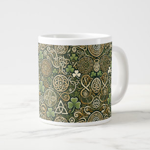 Caneca De Café Grande Floração Celta