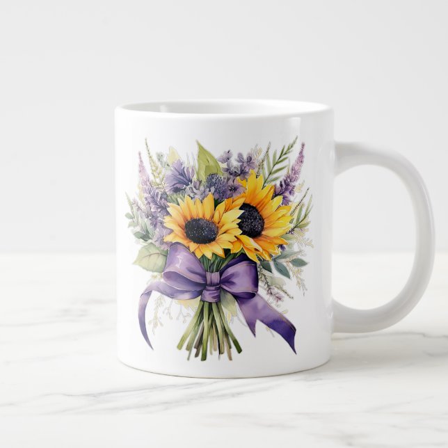 Caneca De Café Grande Floral  (Direita)