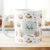 Floral Caprichoso de Morango com Monograma País