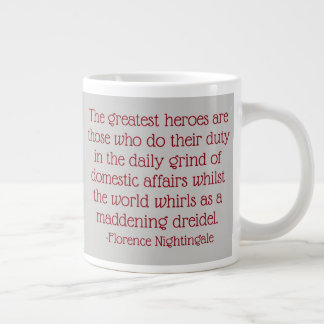 Caneca De Café Grande Florence Nightingale Cama Mug, Os Maiores Heróis