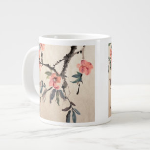 Caneca De Café Grande Flores