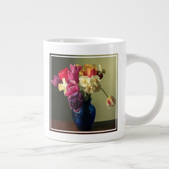Caneca De Café Grande Flores | BUQUÊ PRIMAVERA (Direita)