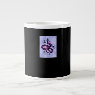 Caneca De Café Grande Flores de aranhas Cobra de Whimsigoth