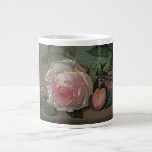 Caneca De Café Grande Flores de vida estática em borda de Otto Ottesen