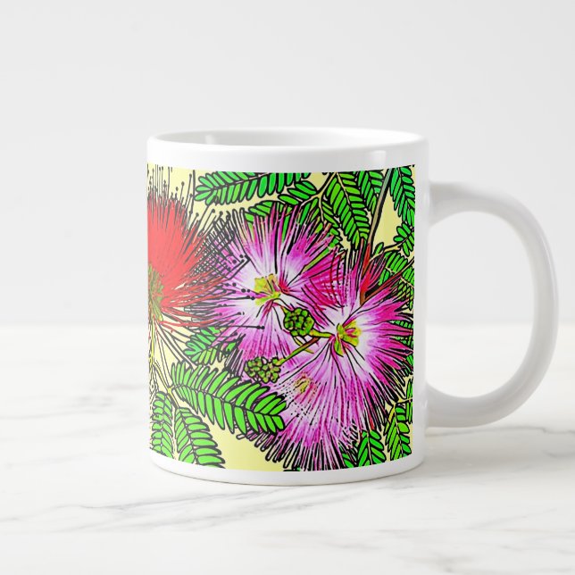 Caneca De Café Grande Flores do Brasil (Direita)