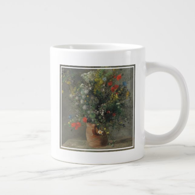 Caneca De Café Grande Flores em um Vase, c.1866 (Direita)