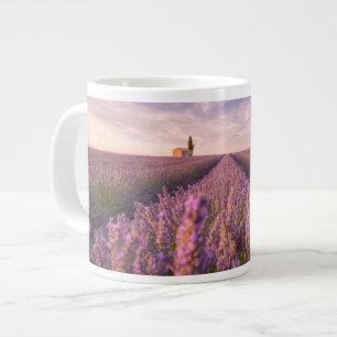 Caneca De Café Grande Flores França Lavanda do Sul