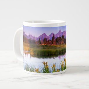 Caneca De Café Grande Flores Grand Teton National Park, Wyoming