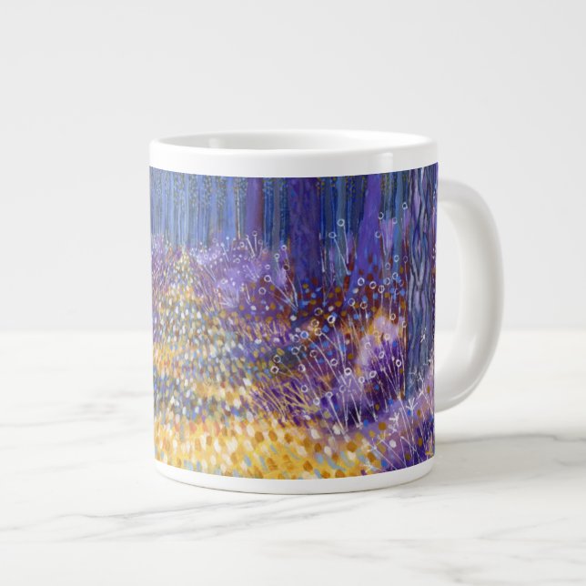 Caneca De Café Grande Floresta azul 2 2012 (Frente Esquerda)