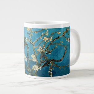 Caneca De Café Grande Floresta de Amêndoa Brilhante por Vincent van Gogh
