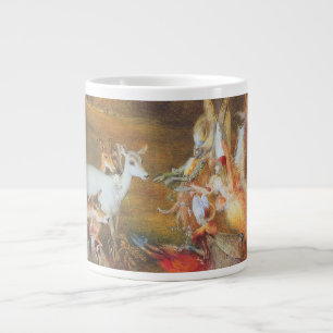 Caneca De Café Grande Floresta Encantada pelo artista John Anster Fitzge