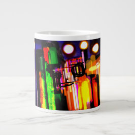 Caneca De Café Grande Floresta nebulosa de Wolf