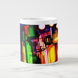 Caneca De Café Grande Floresta nebulosa de Wolf