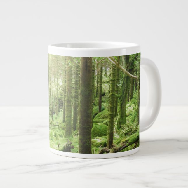 Caneca De Café Grande Floresta no Parque Nacional de Killarney| Kerry, I (Frente Esquerda)