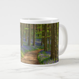 Caneca De Café Grande Florestas   Floresta Bluebell na Bélgica