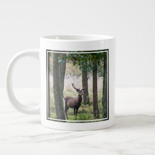 Caneca De Café Grande Florestas   Woodlands & Red Deer