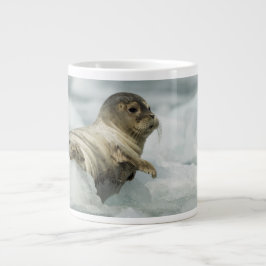 Caneca De Café Grande Foca Bebê Fofo
