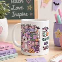 Fofa Kawaii Assustador Professor Fantasma Hallowee