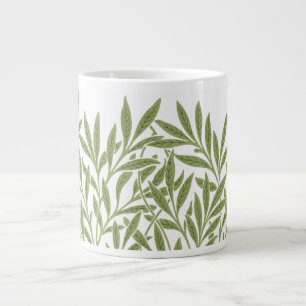 Caneca De Café Grande Folhas de Salgueiro Vitorianas Antigas por William