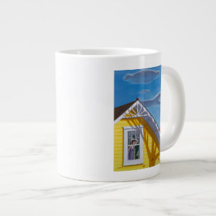 Caneca De Café Grande Folhas do outono de 2010