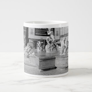 Caneca De Café Grande Fonte da escultura romana de Netuno
