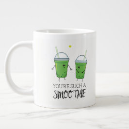 Caneca De Café Grande Foodie Humor Flirting Green Smoothon