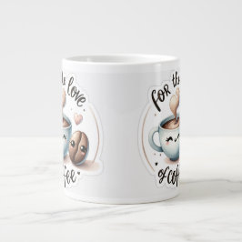 Caneca De Café Grande For the Love of Coffee Perfect Gift for Coffee Lov