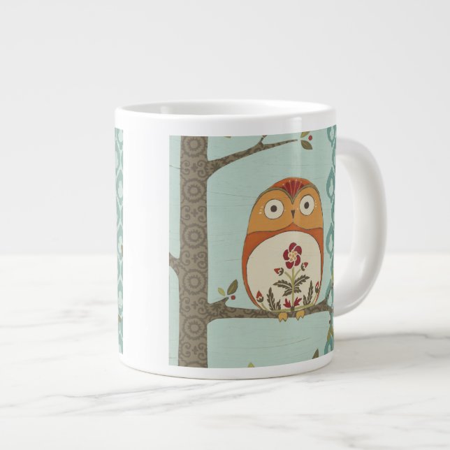 Caneca De Café Grande Forest Whimsy II (Frente Esquerda)