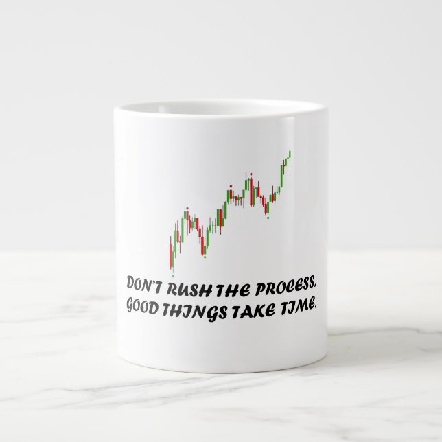 Caneca De Café Grande Forex Mentality Specialty Mug (Frente)