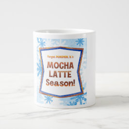 Caneca De Café Grande Forget Pumpkin It’s Mocha Latte Season Funny Fall