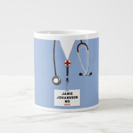Caneca De Café Grande Formando da Faculdade de Medicina Médica 2024