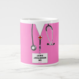 Caneca De Café Grande Formando da Faculdade de Medicina Médica 2024