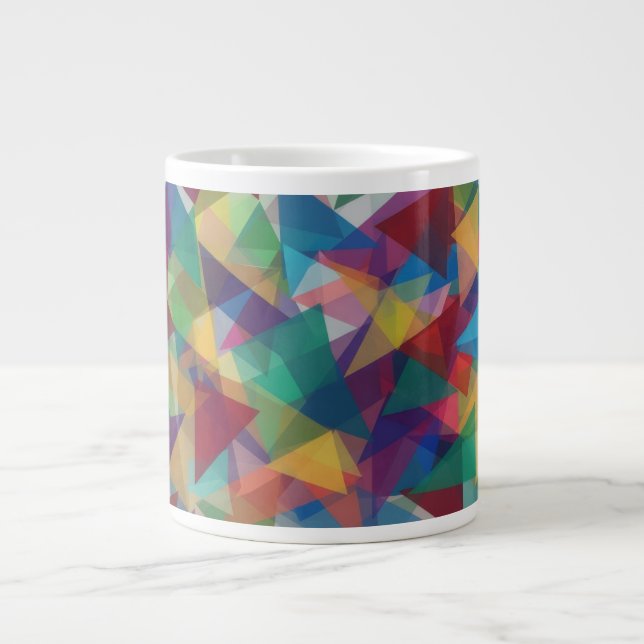 Caneca De Café Grande Formato Triangular (Frente)