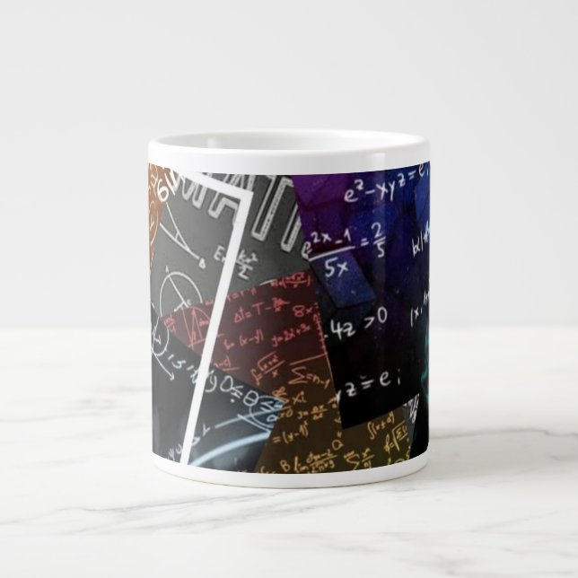 Caneca De Café Grande Fórmula Mug de Matemática (Frente)