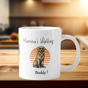 Caneca De Café Grande Foto bonita com personalização budista da mamãe gr