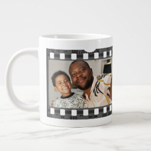 Caneca De Café Grande Foto Collage Film Strip Personalizada DIY Personal