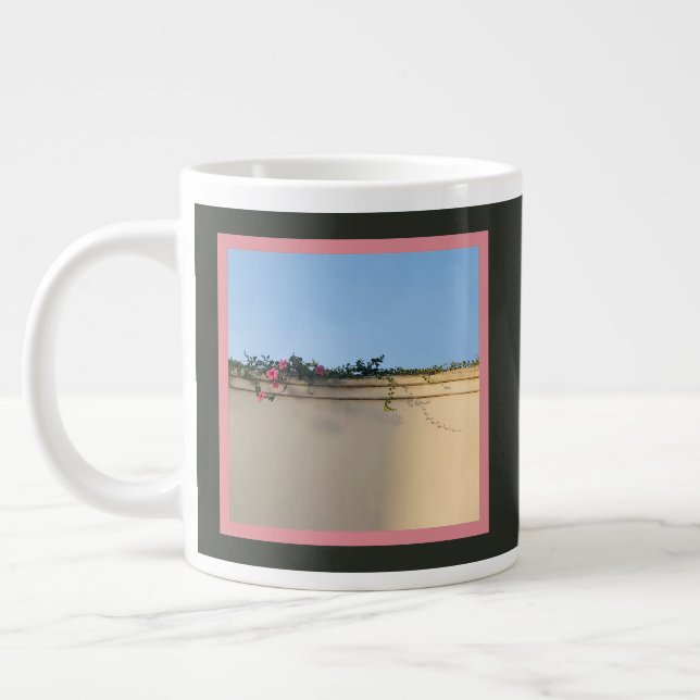 Caneca De Café Grande Foto de momento calmo (Esquerda)