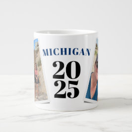 Caneca De Café Grande Foto de Reunião Familiar de Férias de Ocasião Espe