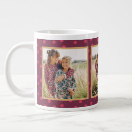 Caneca De Café Grande Foto dos pontos modernos três