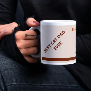 Caneca De Café Grande Foto Personalizada de Animal de Estimação Texto Di