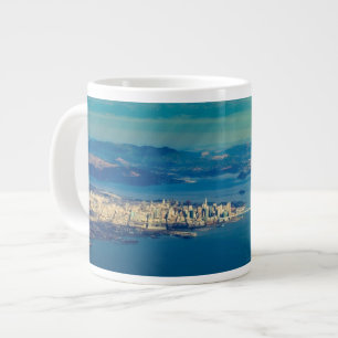 Caneca De Café Grande Fotografia aérea da Baía de São Francisco