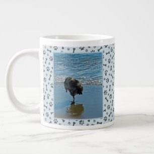 Caneca De Café Grande Fotografia do Balé Keeshond - Arte de Cachorro Ori
